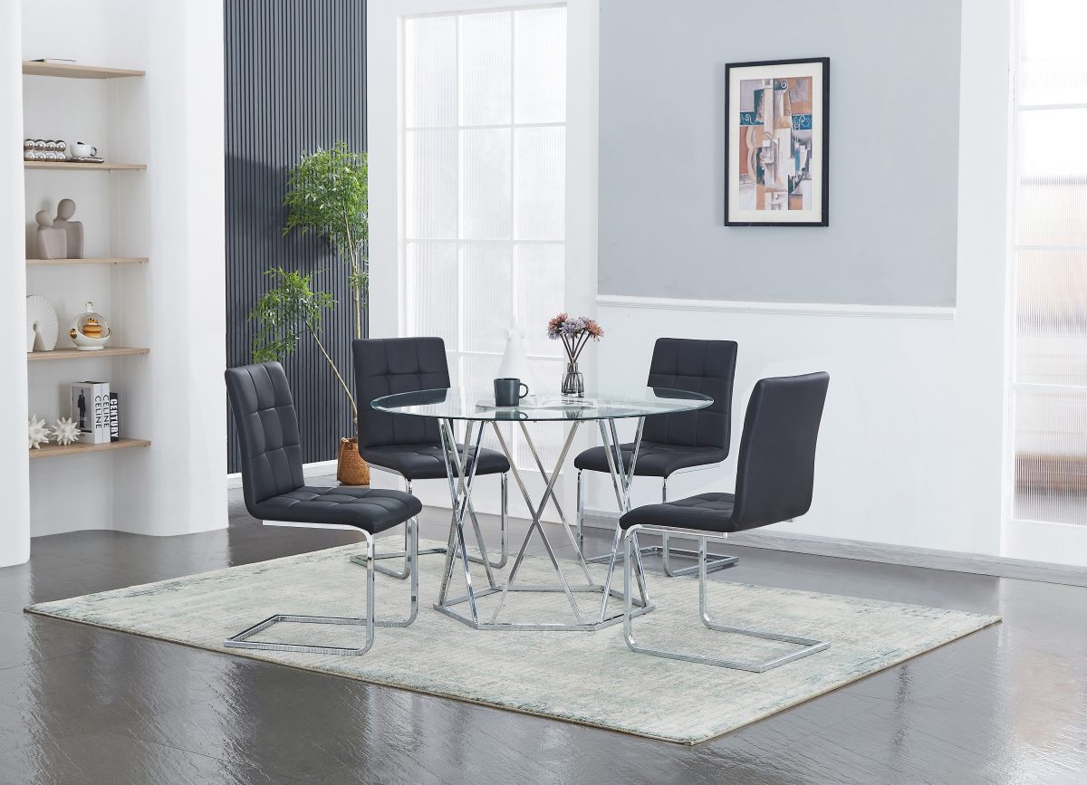 D455 Black Chair